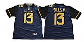 West Virginia Mountaineers 13 David Sills V Navy College Football Jersey,baseball caps,new era cap wholesale,wholesale hats